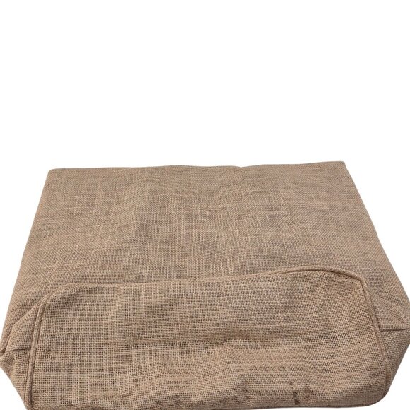 Bon Voyage NWT Women's Sequin  Tote Beach Bag Brown One Size Pineapple - Picture 4 of 8